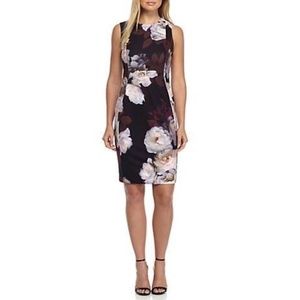 Calvin Klein floral sheath dress size 12